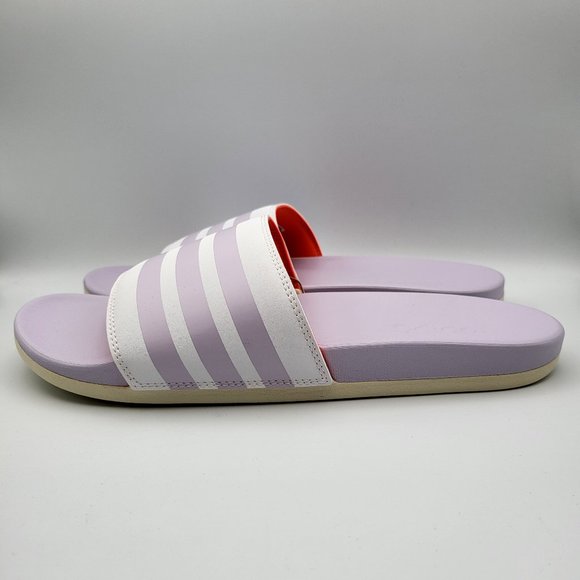 NEW Women Sz 11 Adidas Comfort Slides in Lavender GV9738 - Picture 2 of 8